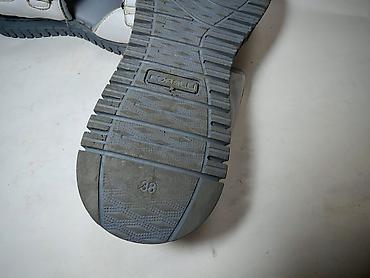 ağ kablok: Forelli qadın sandal modeli - Brend: Forelli - Rəng: ağ/boz - — 3