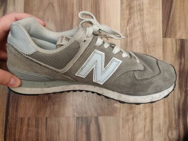 купить кроссовки: Кроссовки, 38, New Balance, Б/у, цвет - Серый, Самовывоз