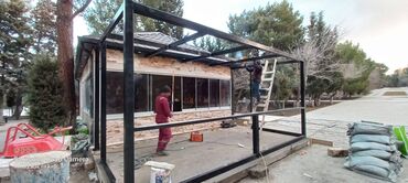 Digər tikinti xidmətləri: Alminum məhəccər.balkon üstü alminum məhəccər 38 azn den başlayan