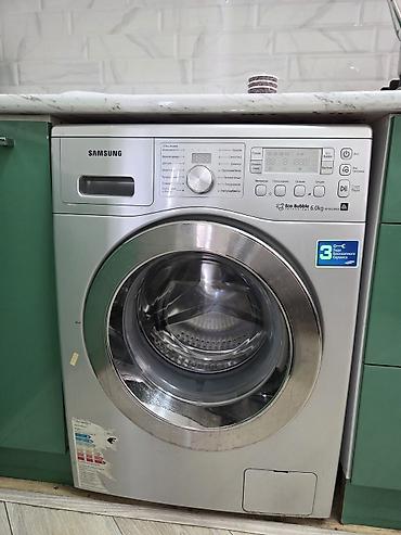 Məişət texnikası: 6kg. Samsung 250azn. Tam işləkdir. Evdən satılır.Unvan Sumqayit — 1
