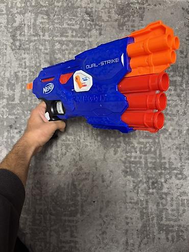 silah oyuncaq: Nerf N-Strike Mega Dual-Strike Orijinal Hasbro Nerf Mega Dual-Strike — 2