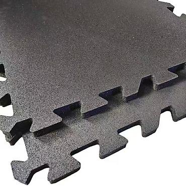 Модульные покрытия, пазлы: Плитка-коврик из резиновой крошки с замком «пазл» для спортивных и — 22