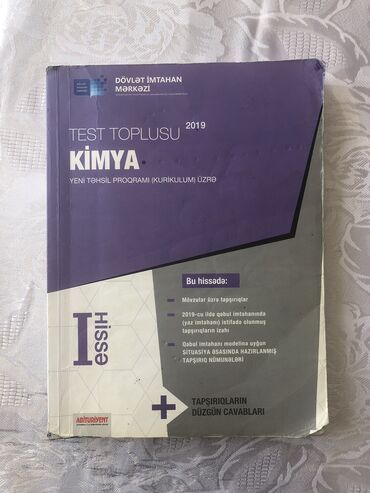Kimya test toplusu 2019 cu il