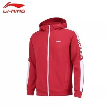 лининг женские спортивки: Мужской спортивный костюм, L (EU 40), Li-Ning, Новый, цвет - Красный, Платная доставка, Бесплатная доставка