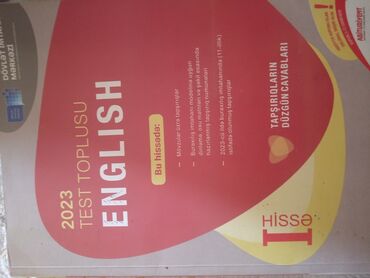 i̇ngilis dili test toplusu 2 ci hisse pdf: İngilis dili test toplusu 1ci hissə