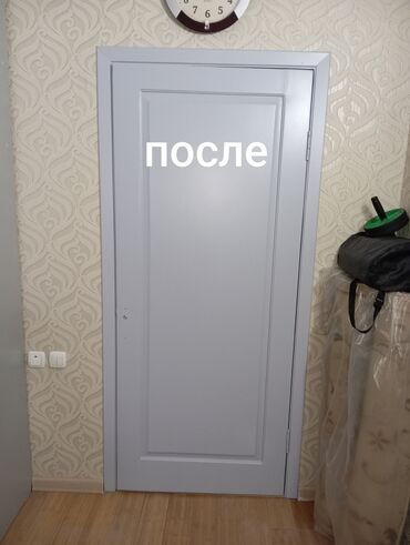 Ремонт, реставрация мебели: Услуга маляр покраска дверей рестобрация дверей установка дверей — 4