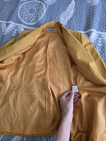 nike tech flecce: Женский жакет TIARA - Цвет: горчично-жёлтый. - Посадка: приталенный — 4