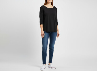 spodnie czerwone w kratę h m: H&M, Жіноча блуза, розмір M