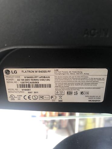 siemens notebook fujitsu: LG Flatron W1943SS-PF monitor - Ekran ölçüsü: 19 düym (geniş format) — 3