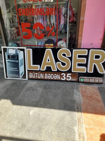 Satilir ishiqli reklam lovhesi