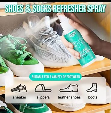 Бытовая химия: Məhsul: Shoes & Socks Refresher Spray – uzunmüddətli təravət — 4
