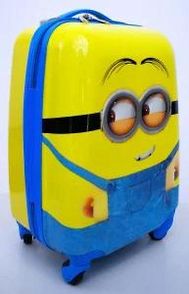 Rančevi, torbe i koferi: Dečji kofer sa motivom Miniona - Čvrsta ABS/PC školjka sa sjajnom — 11