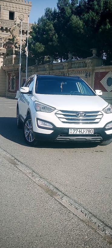 Hyundai: Hyundai Santa Fe – ağ rəngli, şəhər və uzun yol üçün rahat və geniş — 9