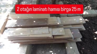 Самоклеящиеся обои: 2 otağın laminatı hamısı birgə 25 m