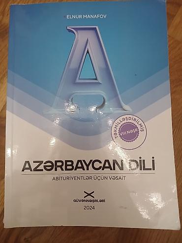 İdman və hobbi: Məhsul: “Azərbaycan dili – Abituriyentlər üçün vəsait” - Müəllif — 1