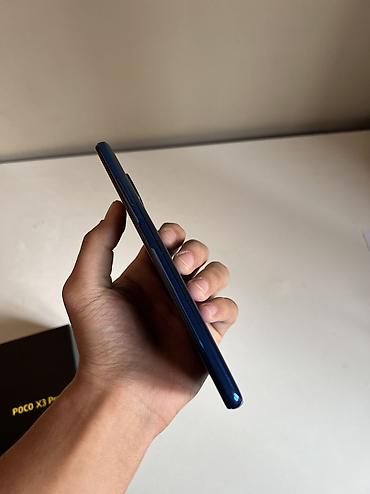 песпроводные наушники: Poco X3 Pro, Б/у, 256 ГБ, цвет - Синий, 2 SIM — 5