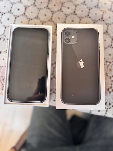 Apple iPhone: IPhone 11, 64 GB, Qara, Barmaq izi, Face ID — 2