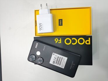 Poco: Poco F6, 256 GB, rəng - Qara, Barmaq izi, Face ID