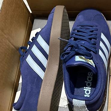 Мужские кроссовки, 42, Adidas, Б/у, цвет - Синий