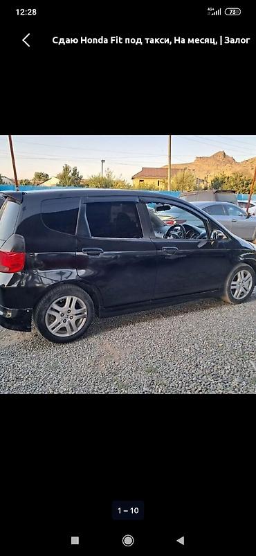 а 210: Сдаю Honda Fit под такси, На месяц, | Водительские права — 1