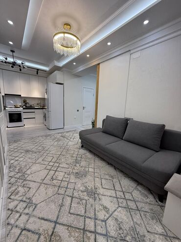 квартира бишкек одно комнатный: 2 комнаты, 40 м², Элитка, 10 этаж, Евроремонт