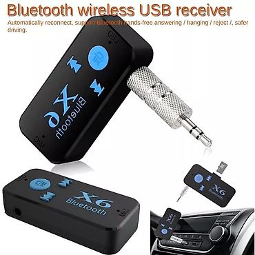 Avtoelektronika: BT - X6 Wireless, Bluetooth AUX adapteri telefonunuzu və ya AUX — 8