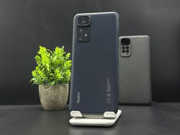 телефоны кнопочный: Redmi, Redmi Note 11S, Колдонулган, 128 ГБ, түсү - Көк, 2 SIM