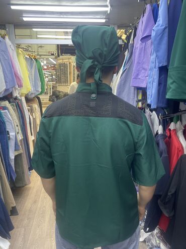 Спецодежда: Поварской китель 🔥 Оптом и в розницу ☝️ Дордой:Центральный проход — 5