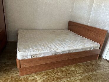 кровать советские: Эки кишилик керебет, Колдонулган, Матрасы бар, узуну - 200 см