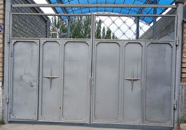 сетка гитера: Ворота | Распашные, | Металлические, Б/у, Бесплатный выезд