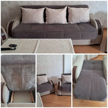 Divan, 2 kreslo, Bazalı, Açılan