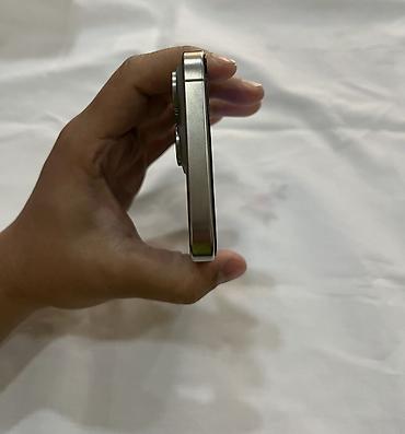 iphone mini: IPhone 15 Pro Max, Б/у, 256 ГБ, Natural Titanium, Кабель, 86 % — 3