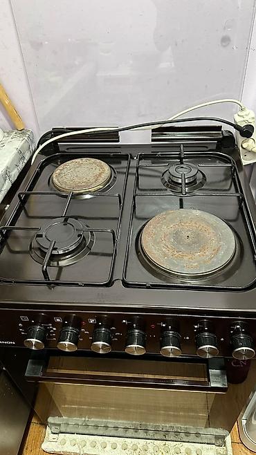 Печи, плиты: Газовая плита ZENON с духовкой - 4 газовые конфорки на варочной — 5