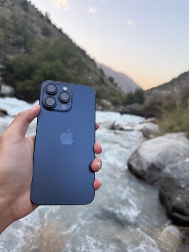 айфон 15 про макс цена бишкек 1 тб: IPhone 15 Pro Max, Колдонулган, 256 ГБ, Blue Titanium, Куту, 86 %