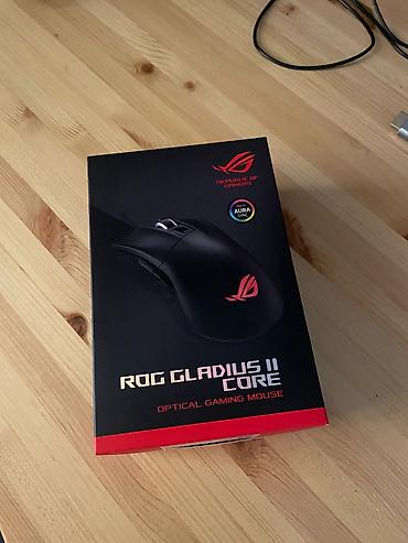 asus rog: ROG Gladius II Core – optik oyun siçanı Xüsusiyyətlər: - ASUS Aura — 2