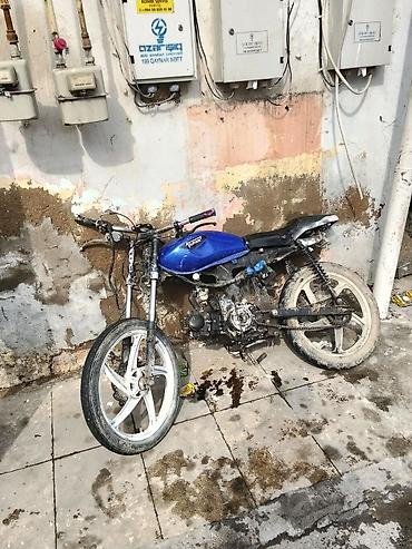 diskler teker: Moped/motorsiklet karkası və ehtiyat hissələri - Rəng: mavi benzin — 2
