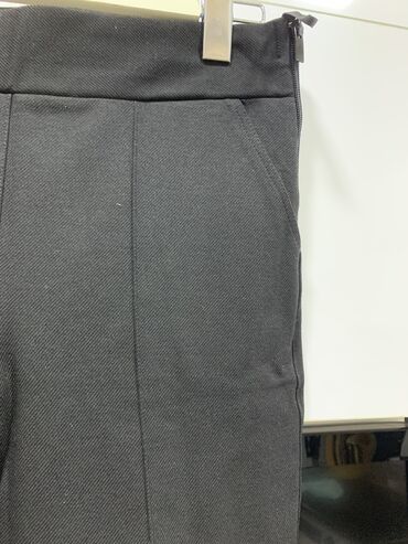 Şalvarlar: Klassik qadin salvari qara reng 42 razmer payiz qis fesli ucun cekisi — 2