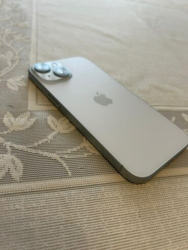 kondinoner islenmis: IPhone 15, 128 GB, Gümüşü, Face ID