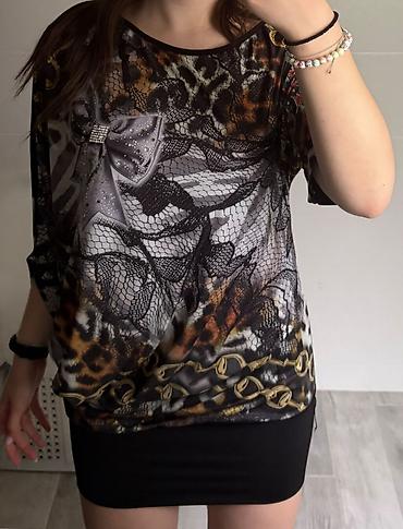 terranova helanke: Ženska bluza/tunika sa printom - Dizajn: kombinacija animal printa — 1