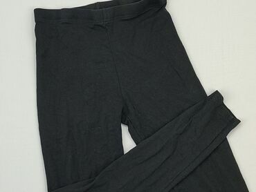 spodnie materiałowe czarne: Legginsy dziecięce, 4-5 lat, 110, stan - Dobry