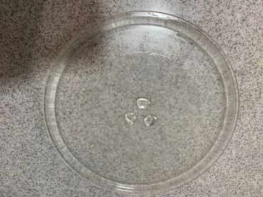 микра: Стеклянная тарелка для микроволновки - Материал: жаропрочное стекло