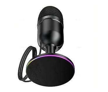 logitech superlight 2: HOCO L25 — настольный всенаправленный USB-микрофон с RGB-подсветкой — 3
