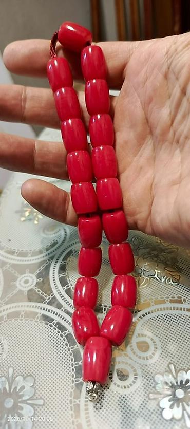 bas ortuyu: Məhsul: Təsbeh kolleksiyası Təsvir: Sandal - kehraba - alman - — 8