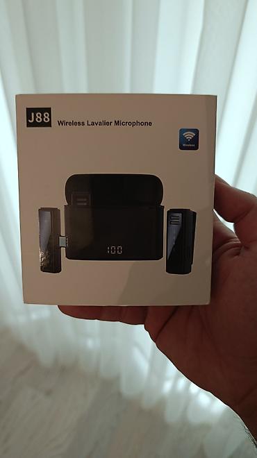 iphone naushniki: J88 Naqilsiz Yaxa Mikrofonu (Wireless Lavalier Microphone) ​🎙 Səsiniz — 2