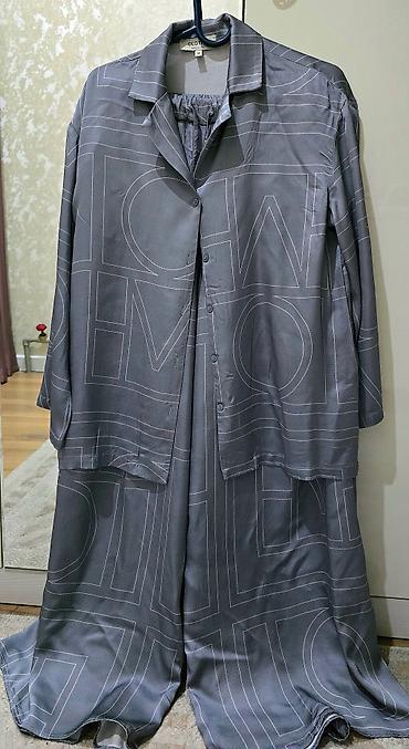 clothe: Брючный костюм, Палаццо, Рубашка, Италия, Вискоза, Осень-весна — 4