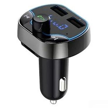 Audio oprema za auto: Bluetooth FM transmiter za automobil sa dvostrukim USB izlazom i LED — 16