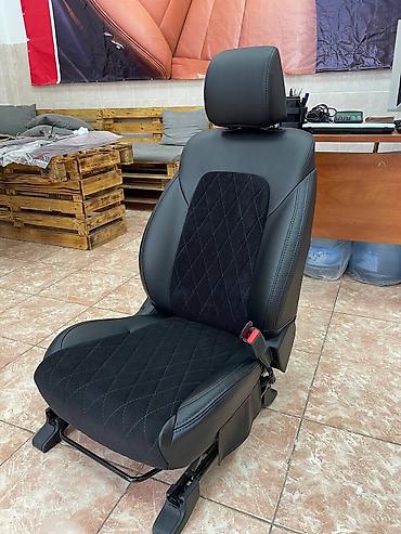 Чехлы и накидки на сиденья: Чехлы Тканевые, цвет - Черный, Hyundai, Новый, Самовывоз — 9