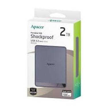 macbook pro adapter: Apacer AS724 2TB Mauve Portable SSD USB 3.2 Gen 2 USB-C Kompakt və — 2