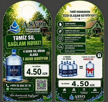 su catdirilma: 💧 KORPORATİV ƏMƏKDAŞLIQ TƏKLİFİ ASVO Premium Water müəssisələr üçün — 2