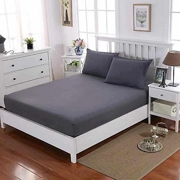 Posteljina: Pamučne navlake za dušek sa lastišem + jastučnice - Materijal — 2